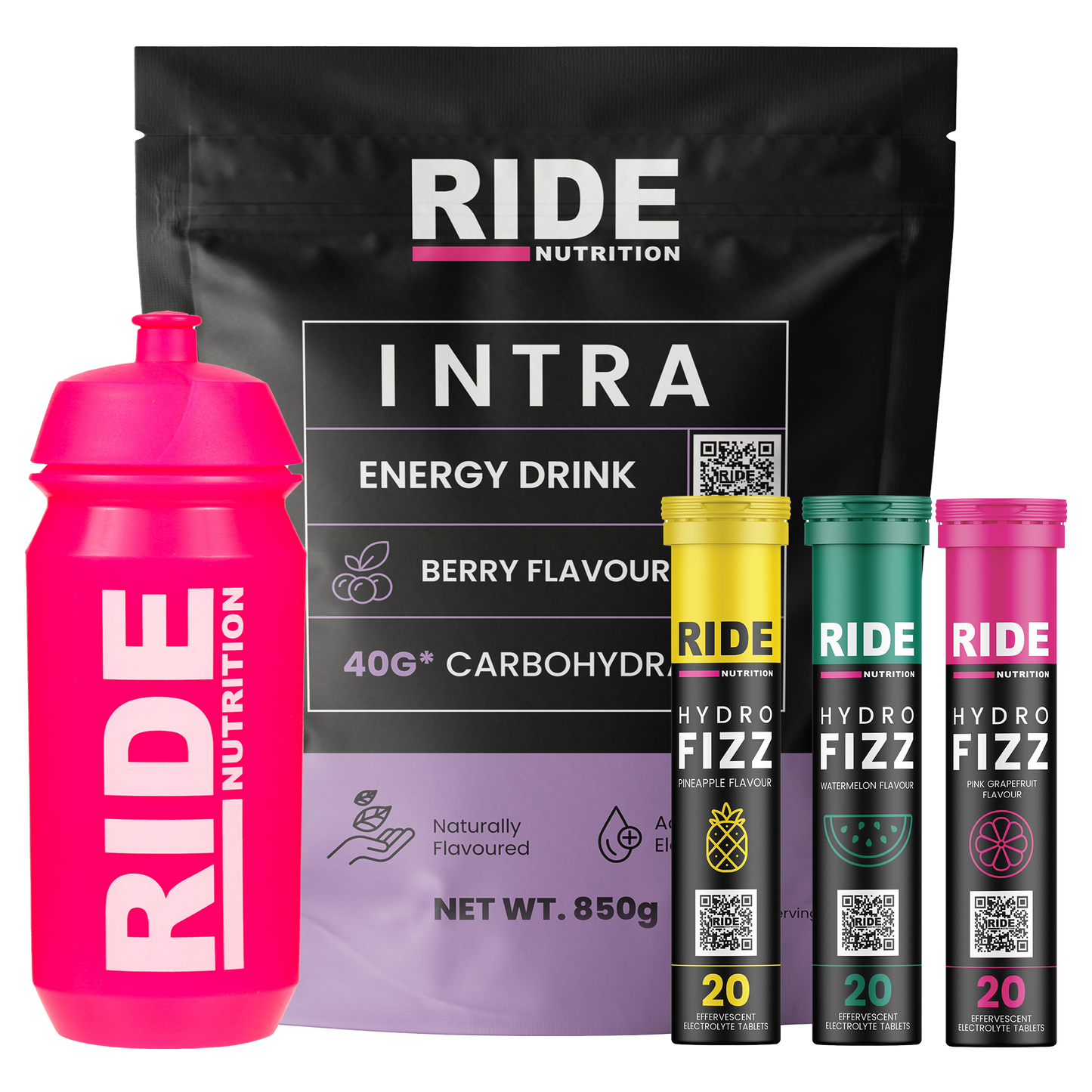 RIDE Nutrition Fast Start Bundle Berry - SAVE 15%