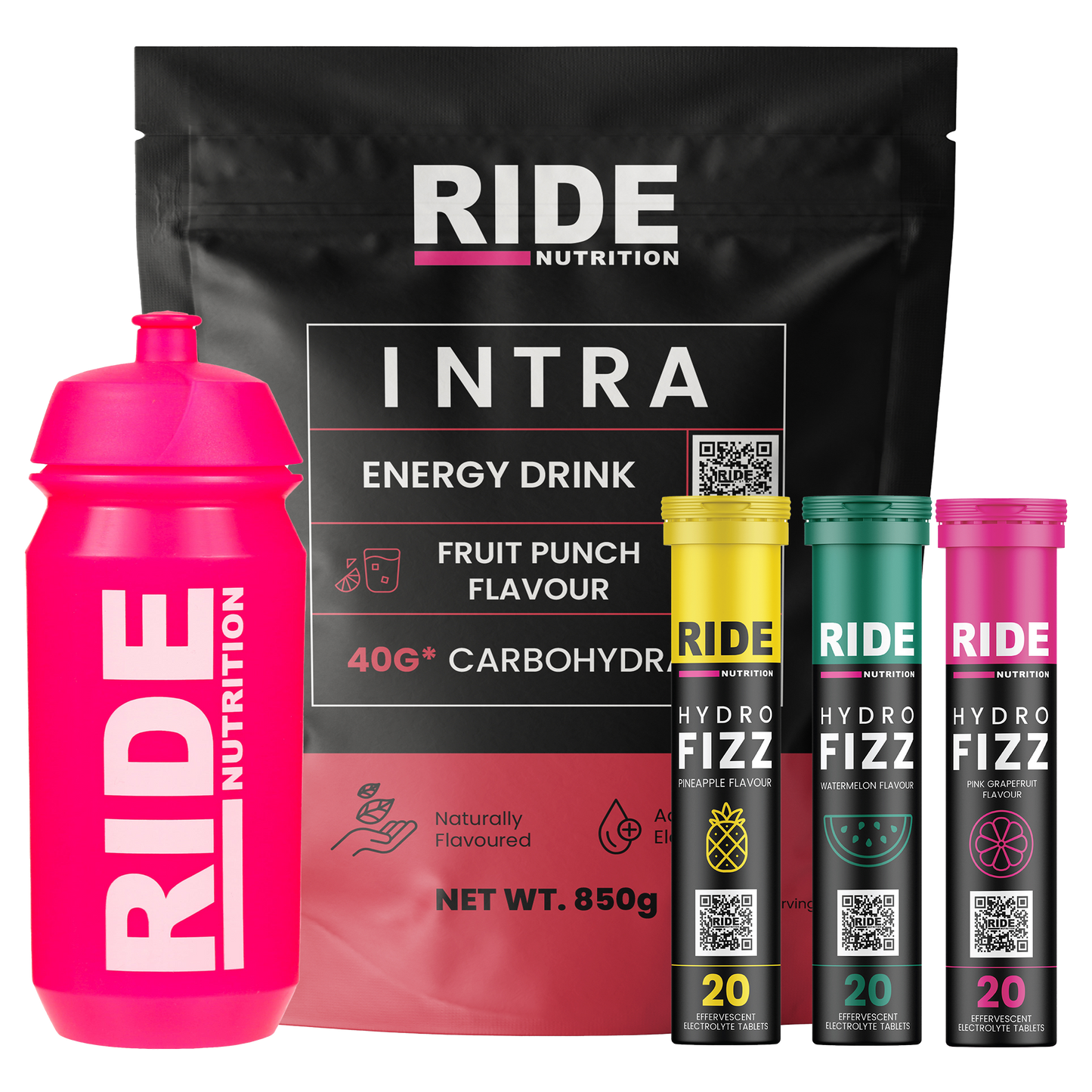 RIDE Nutrition Fast Start Bundle Fruit Punch - SAVE 15%