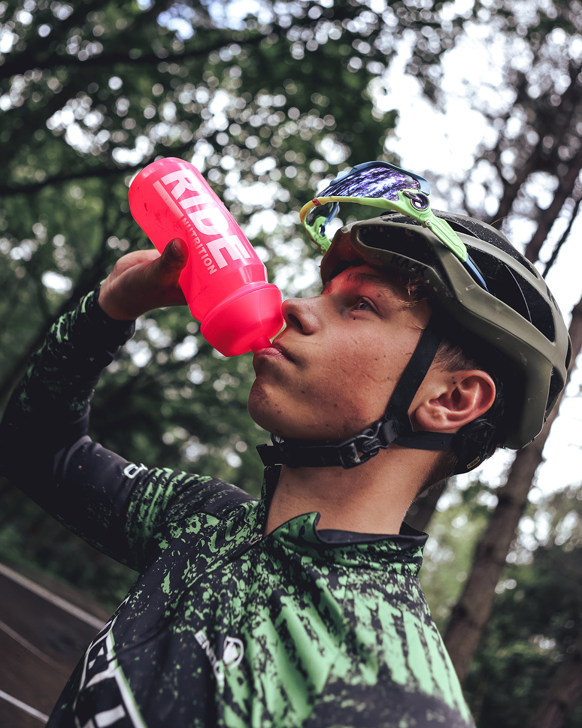 500ml Pink RIDE Nutrition Drink Bottle