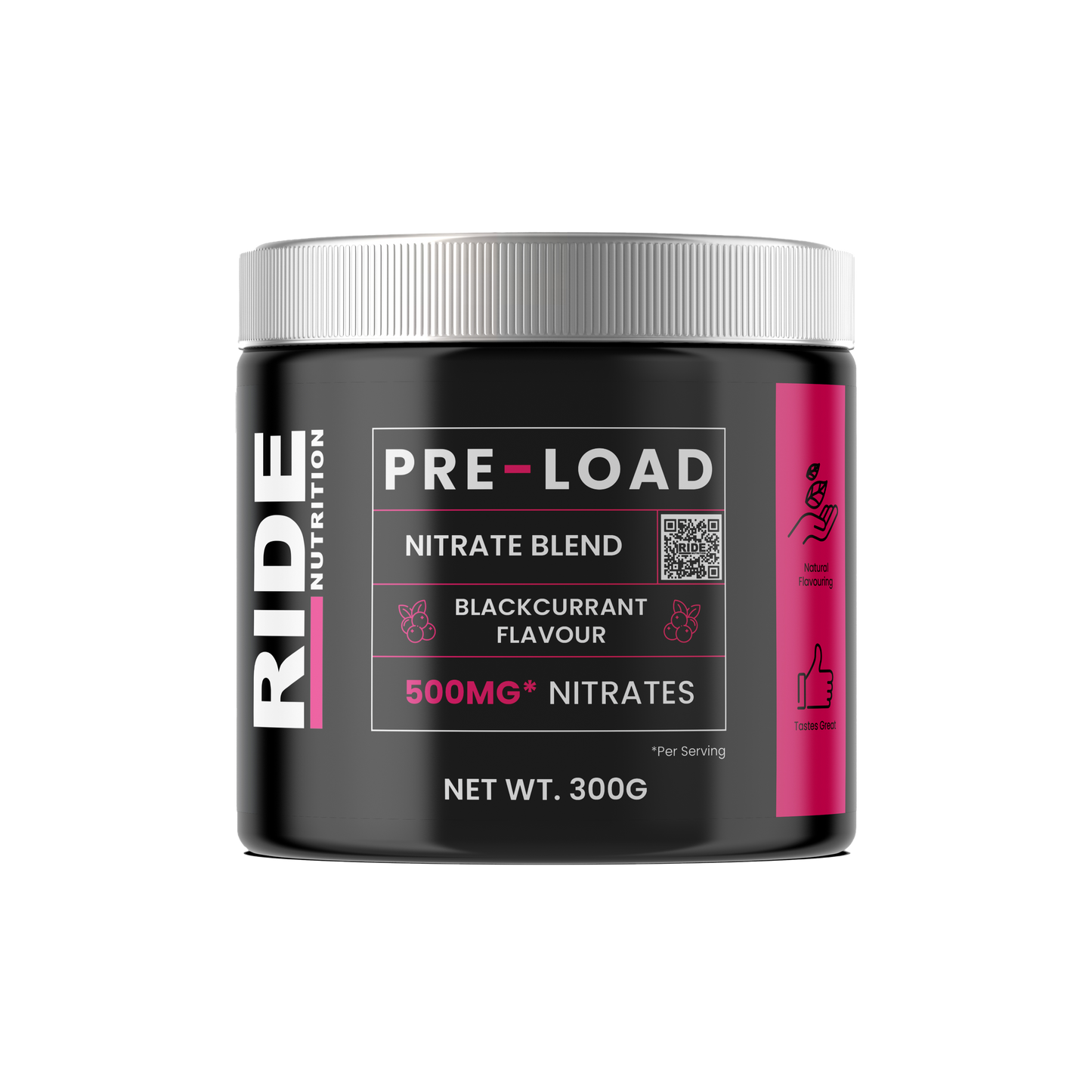 RIDE Nutrition Pre-Load Nitrate Blend