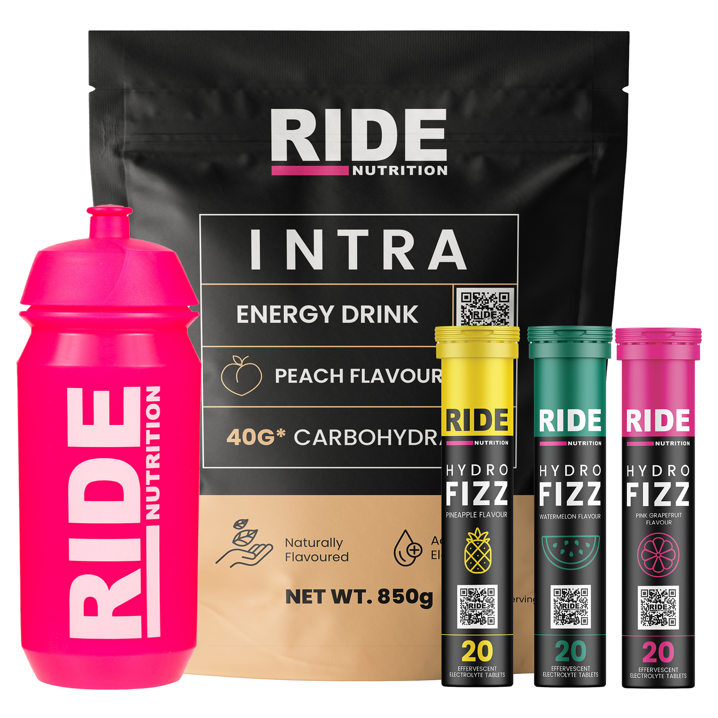 RIDE Nutrition Fast Start Bundle Peach - SAVE 15%