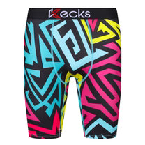 Jagged Maze Mens Boxer Shorts (Large)