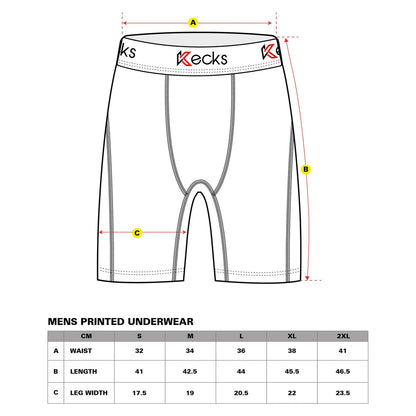 Solar Distortion Mens Boxer Shorts (X-Large)